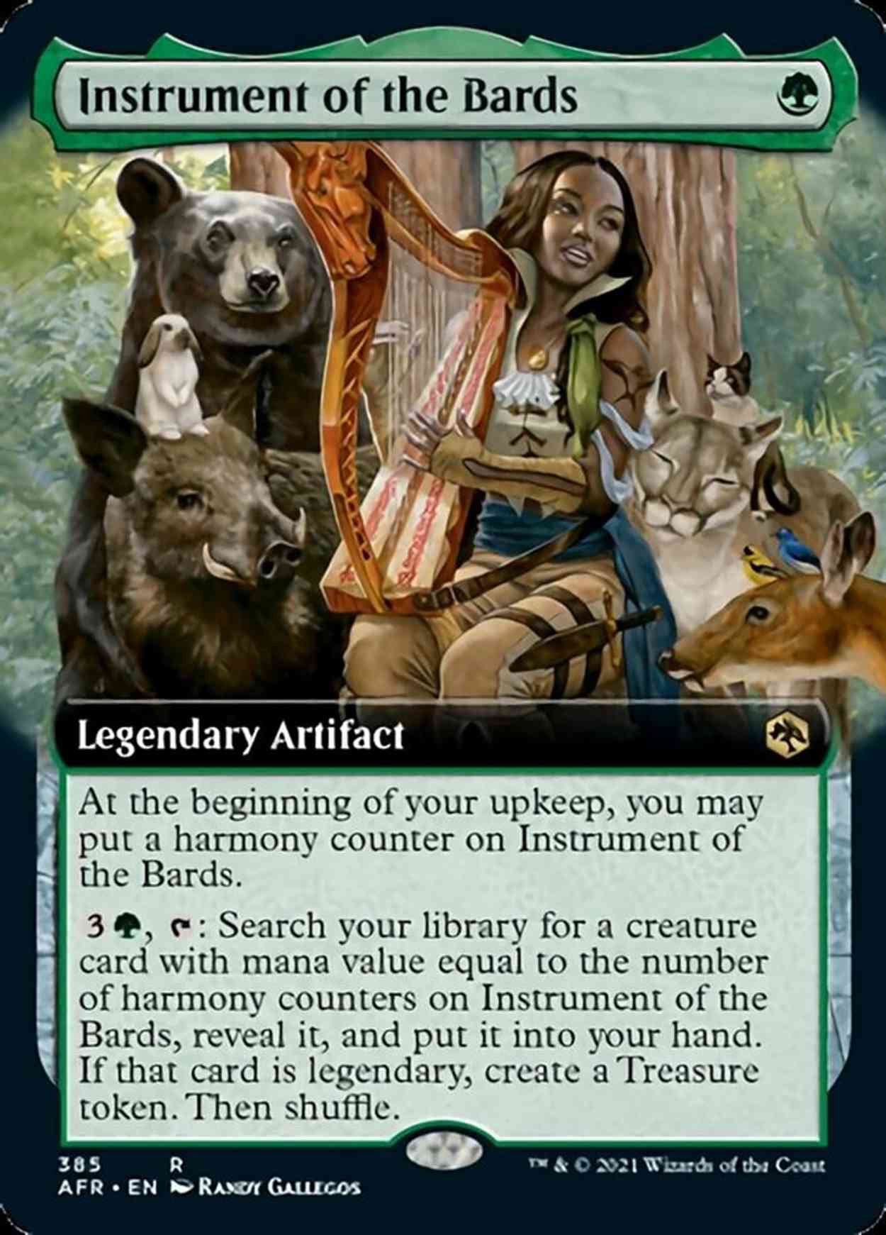 Instrument of the Bards (Extended Art) magic card front