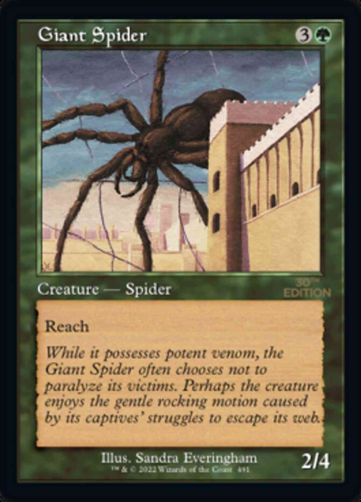 Giant Spider (Retro Frame) magic card front