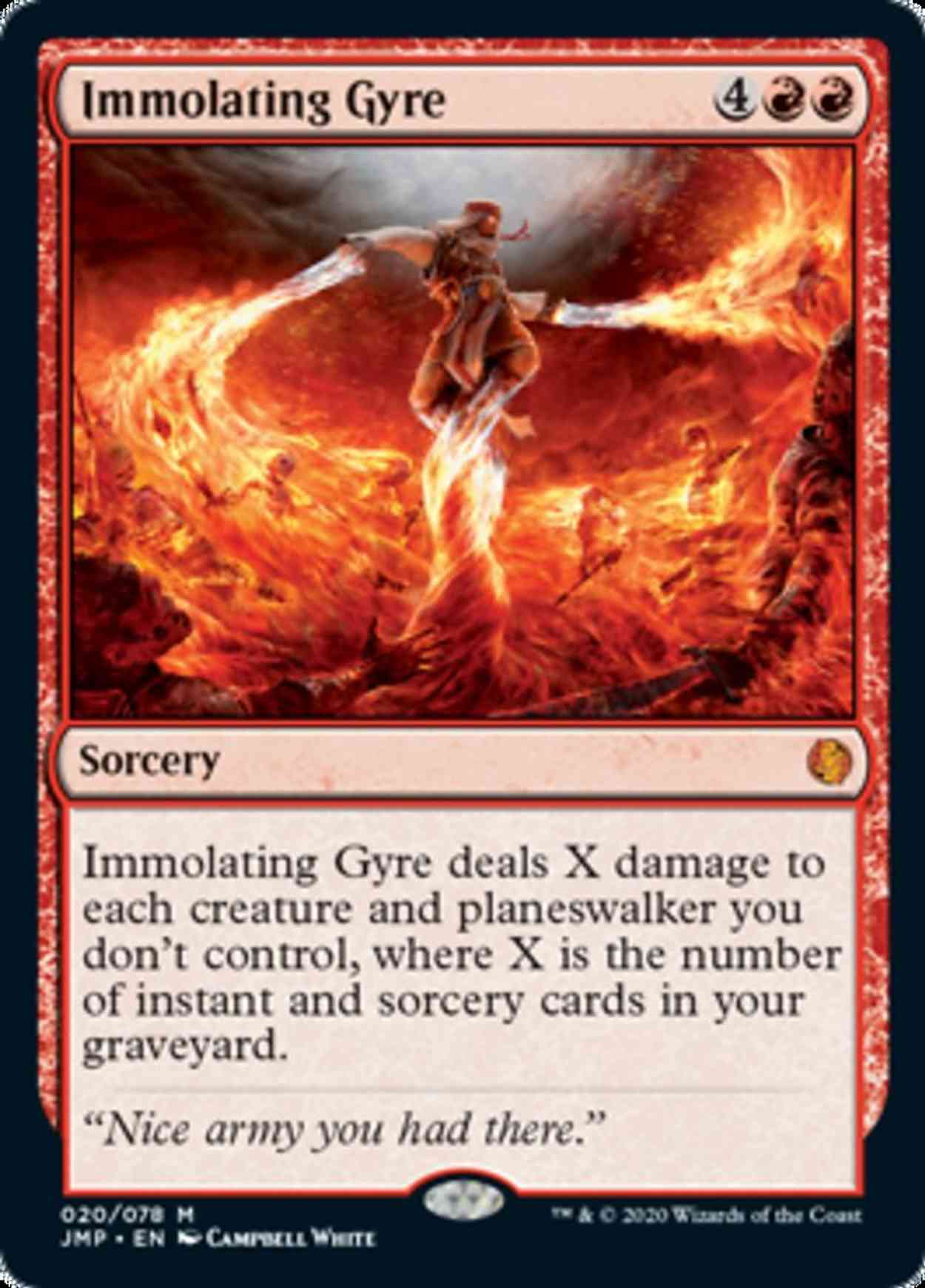 Immolating Gyre magic card front
