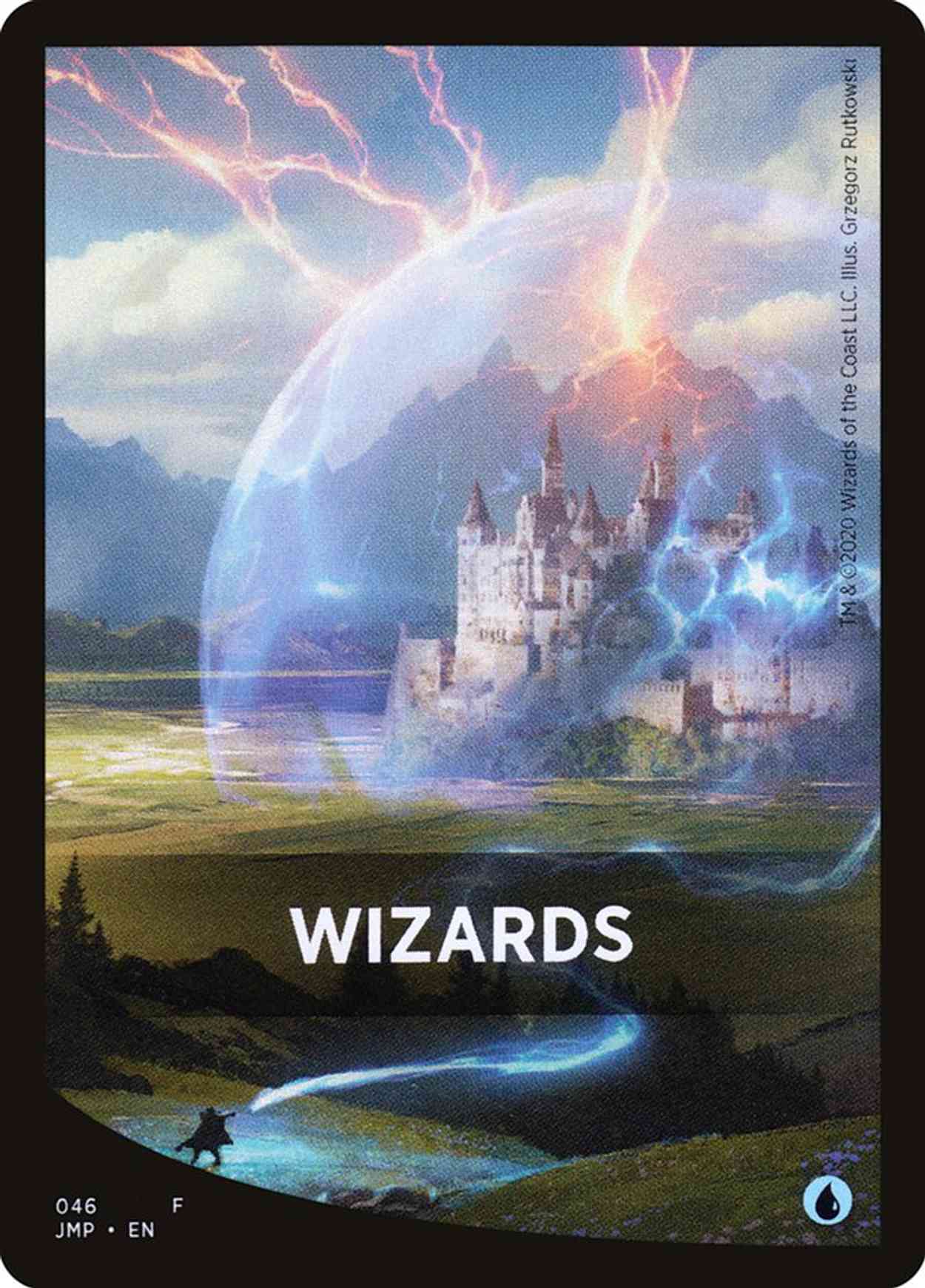 Wizards Theme Card magic card front