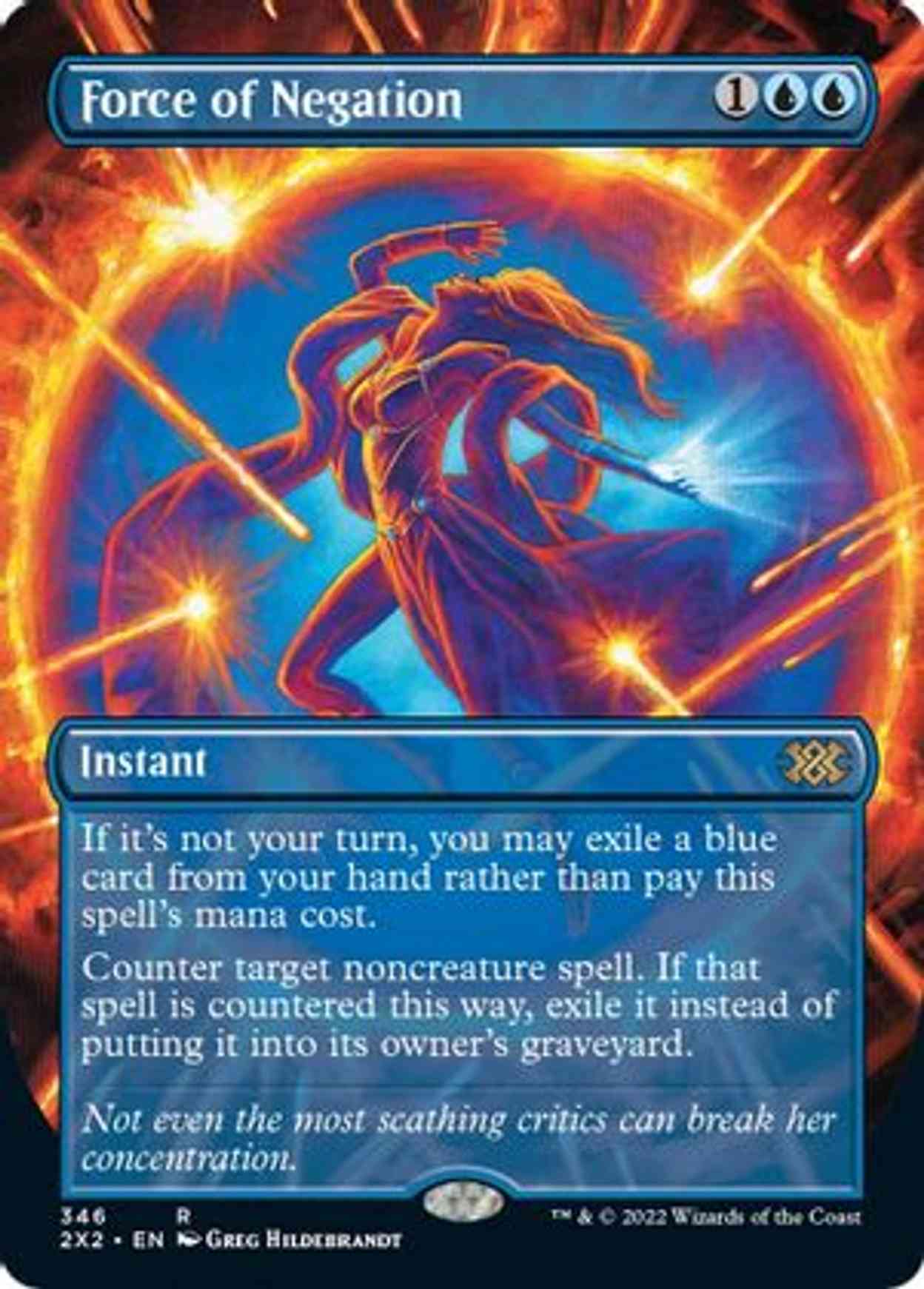 Force of Negation (Borderless) magic card front
