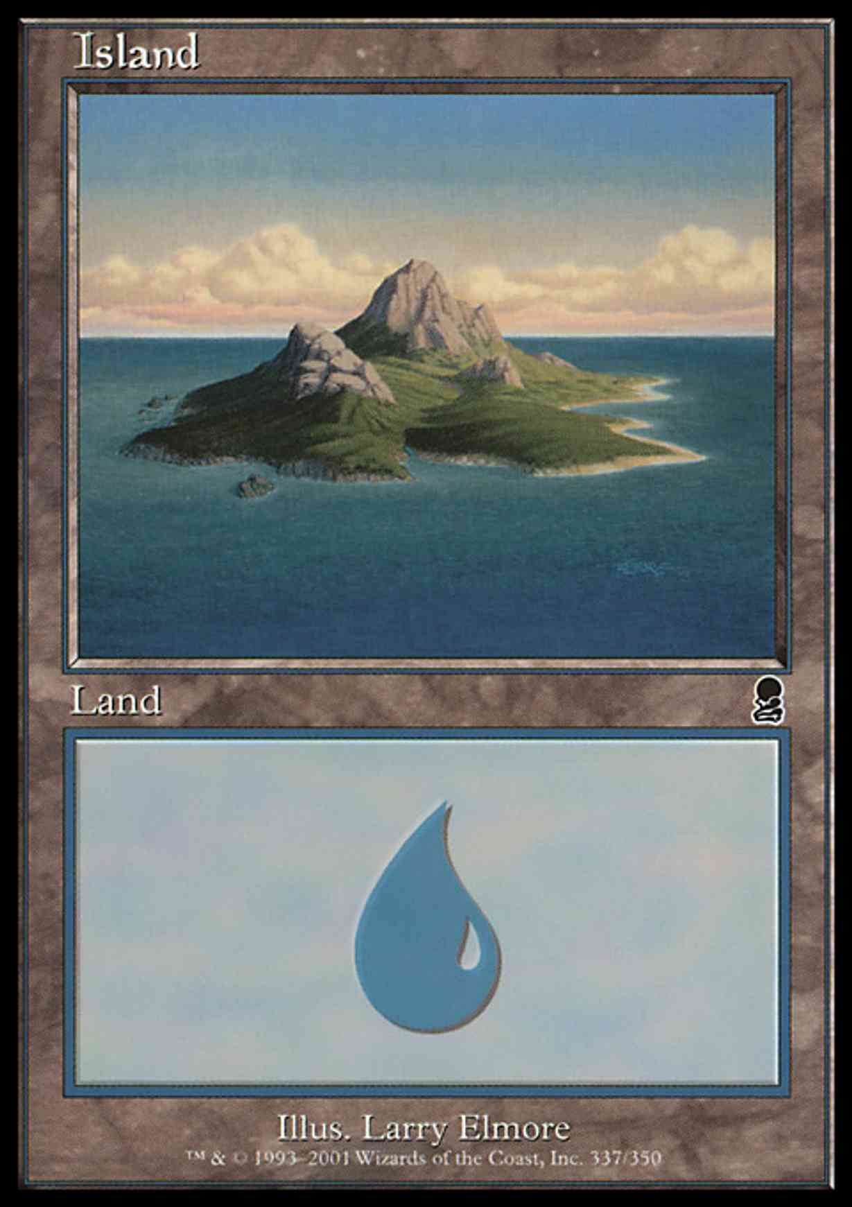 Island (337) magic card front