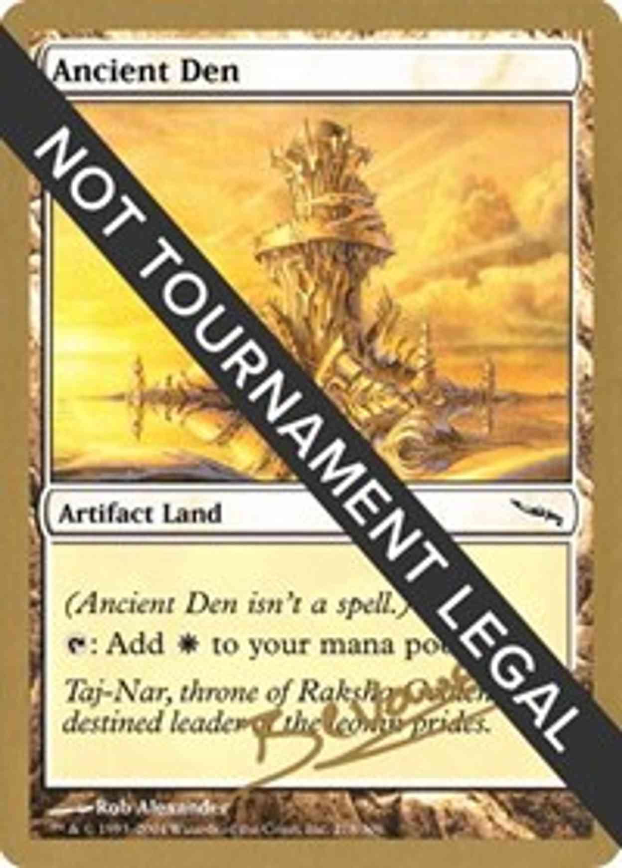 Ancient Den - 2004 Manuel Bevand (MRD) magic card front