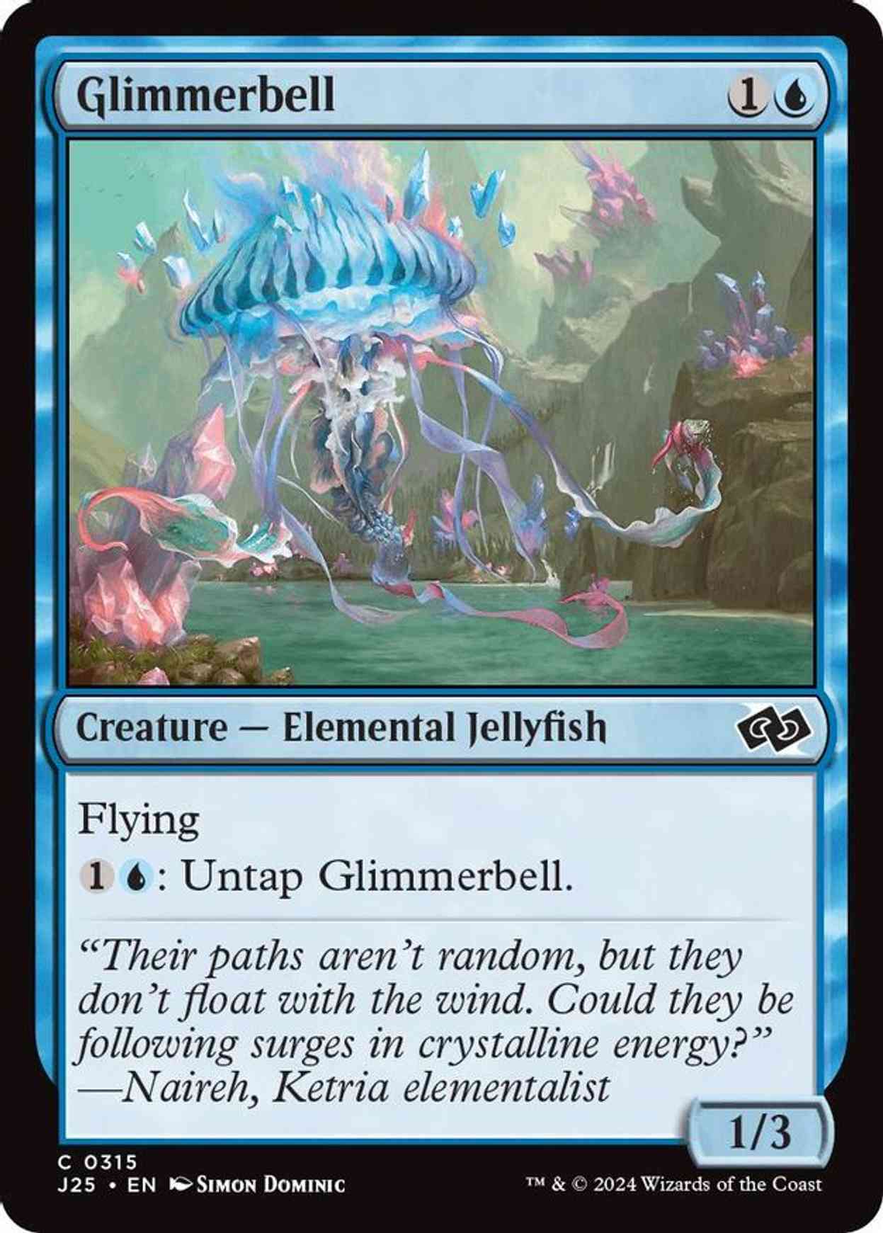 Glimmerbell magic card front