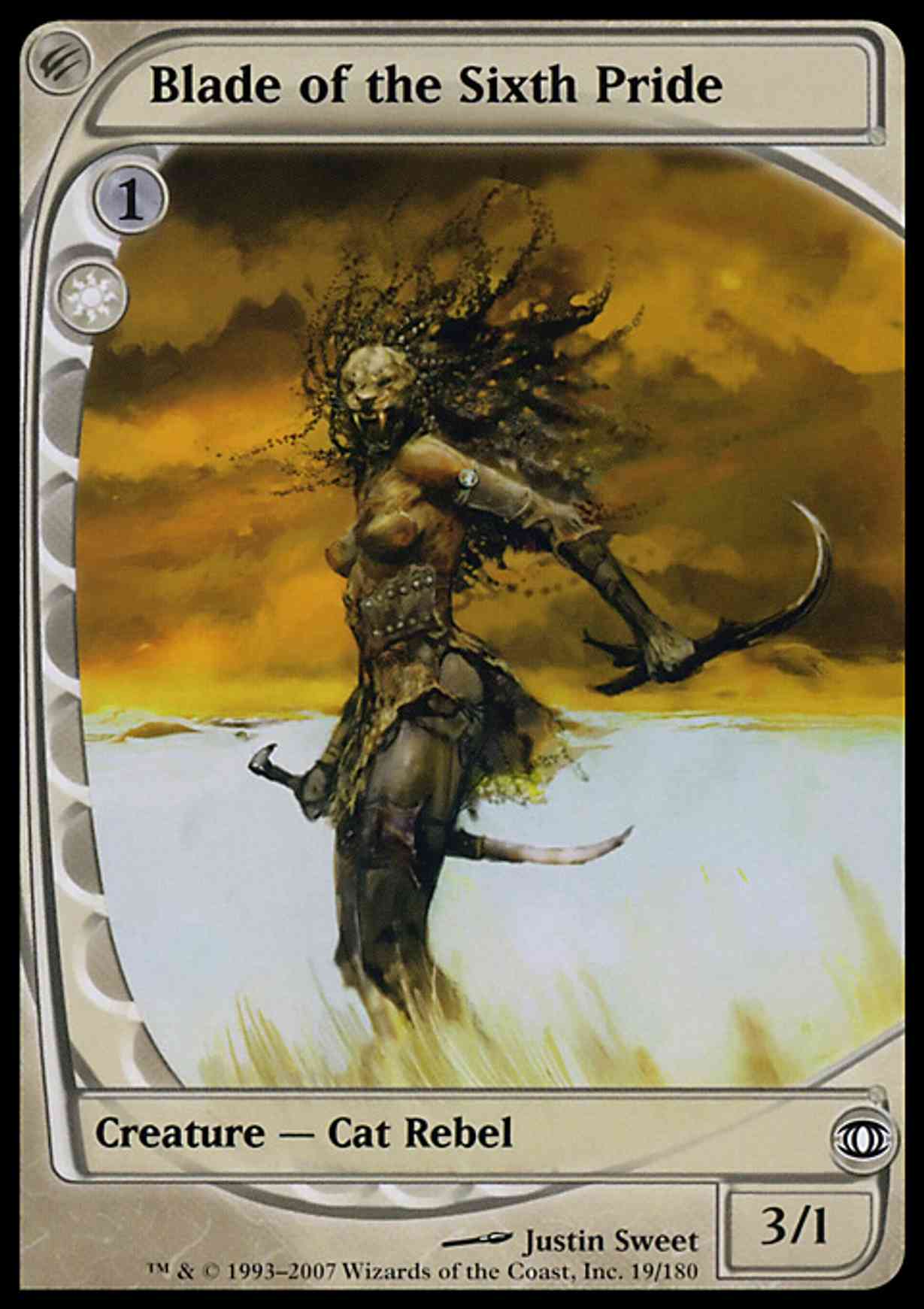 Blade of the Sixth Pride magic card front