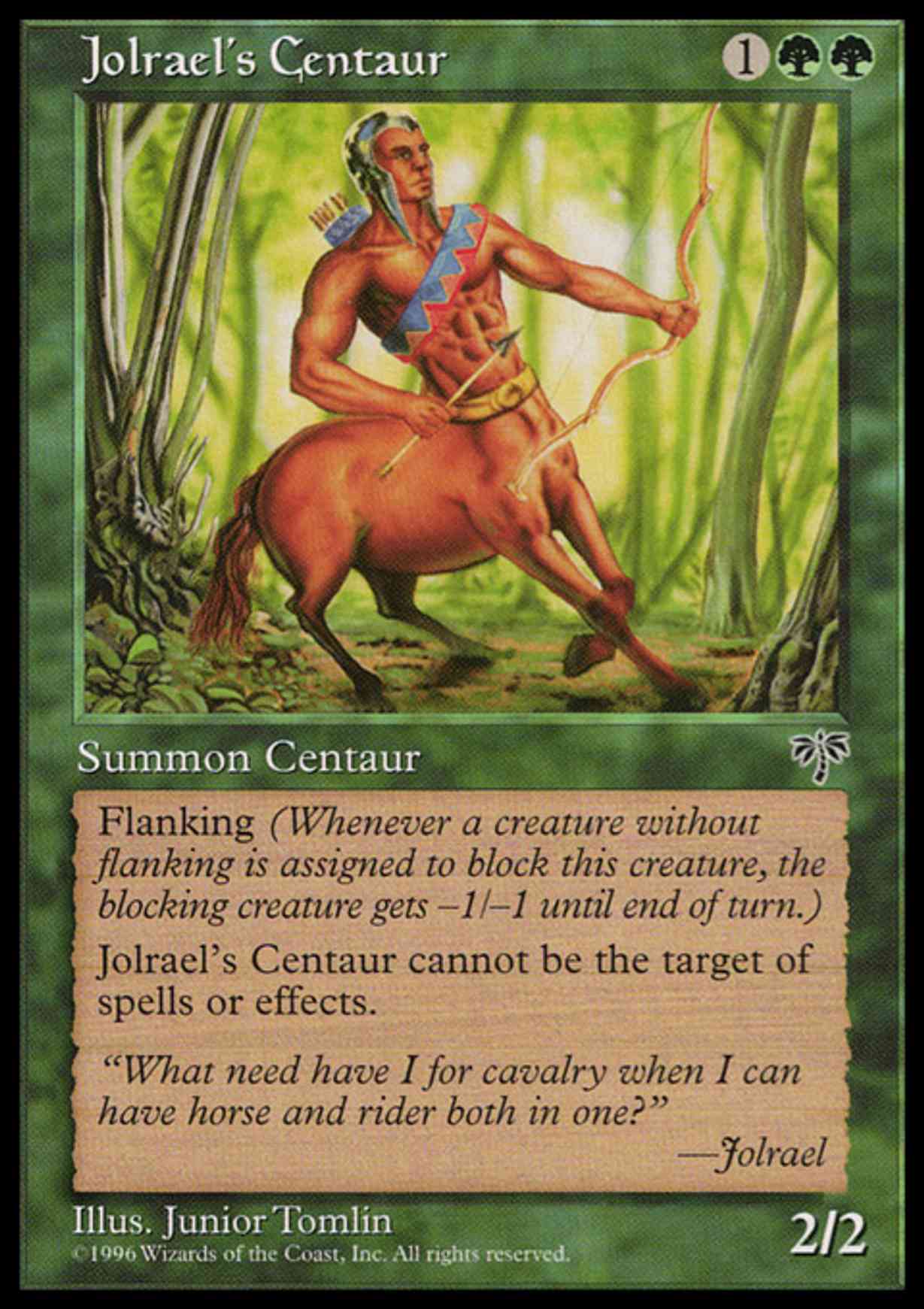 Jolrael's Centaur magic card front