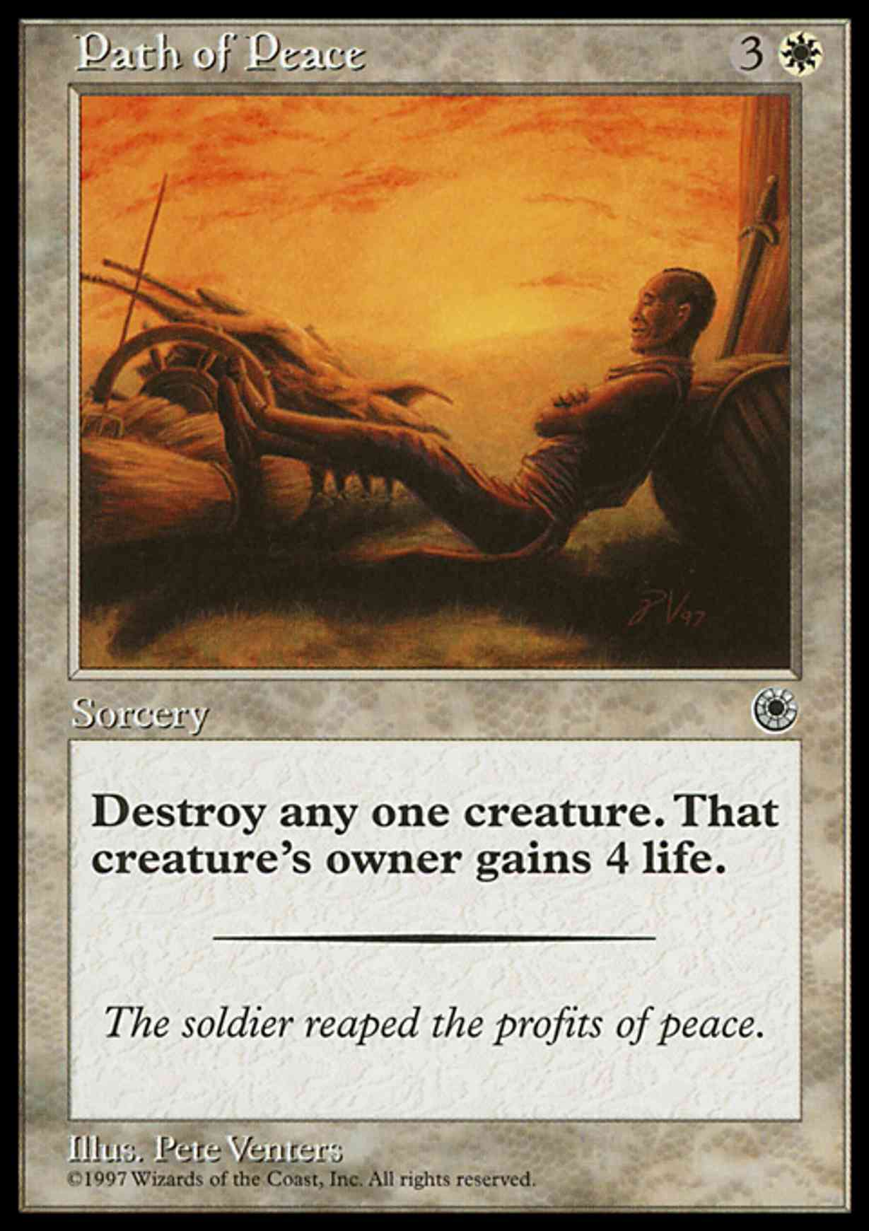 Path of Peace magic card front