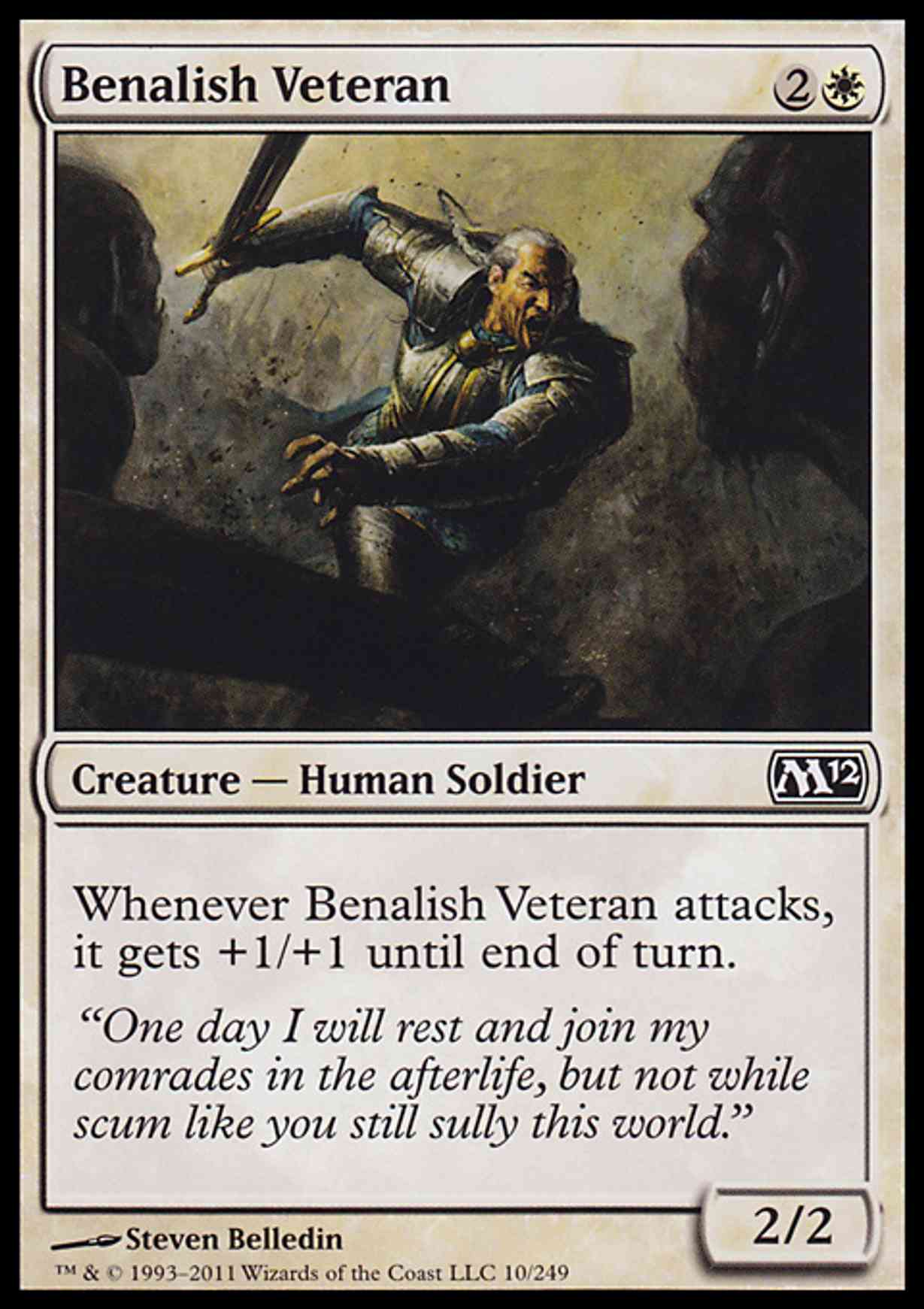 Benalish Veteran magic card front