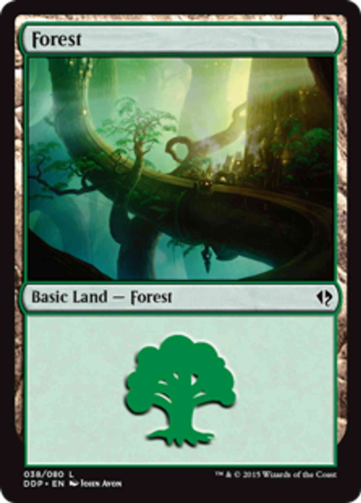 Forest (38) magic card front
