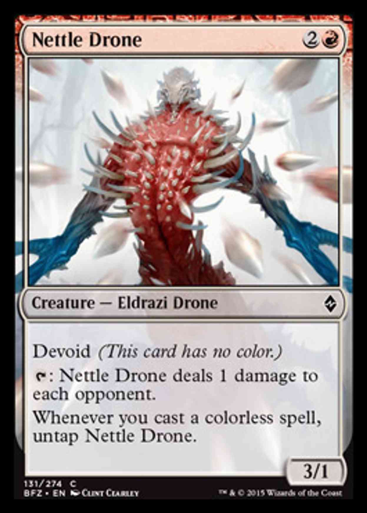 Nettle Drone magic card front