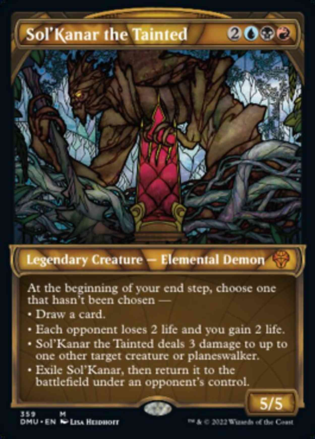Sol'Kanar the Tainted (Textured Foil) magic card front