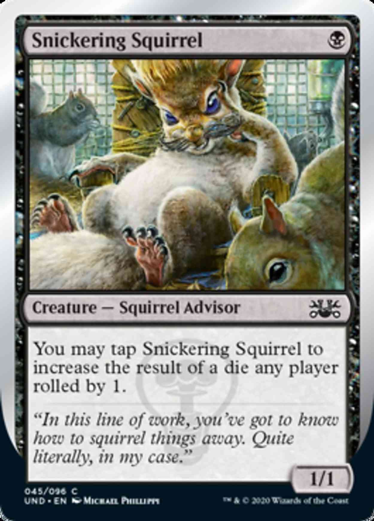 Snickering Squirrel magic card front