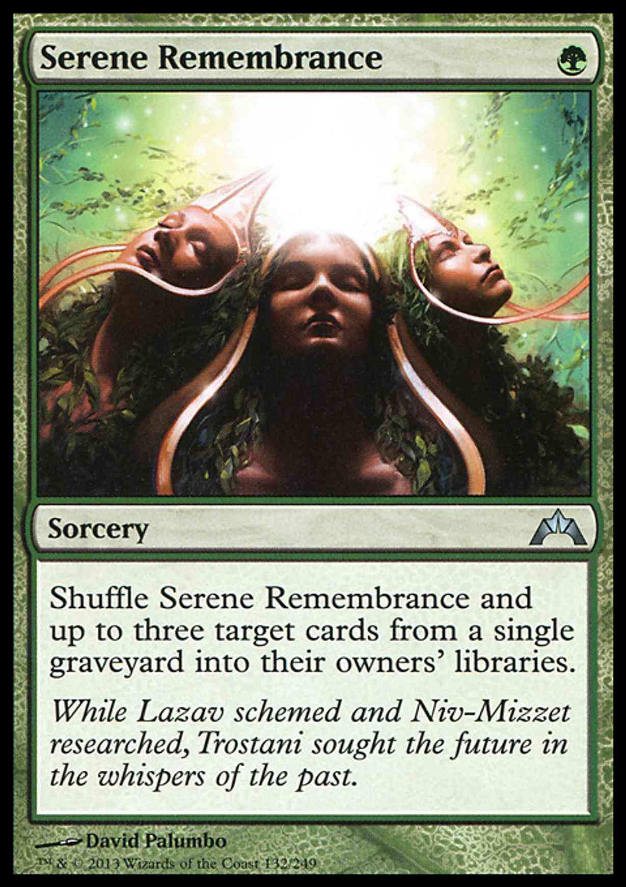 Serene Remembrance magic card front