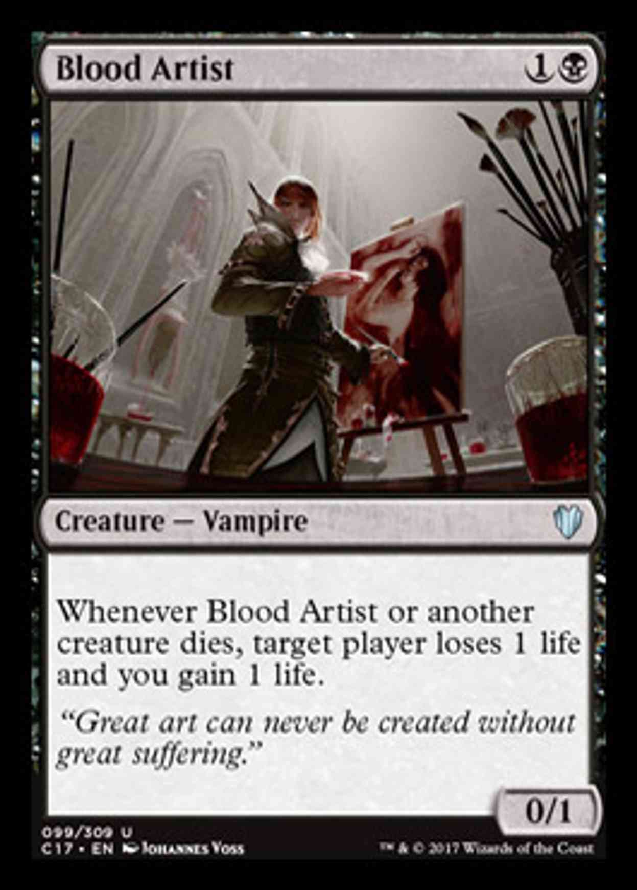 Blood Artist magic card front