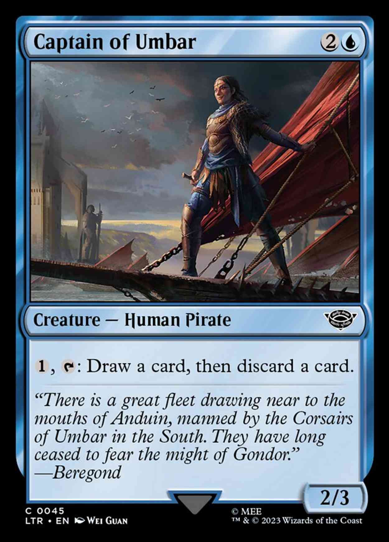 Captain of Umbar magic card front