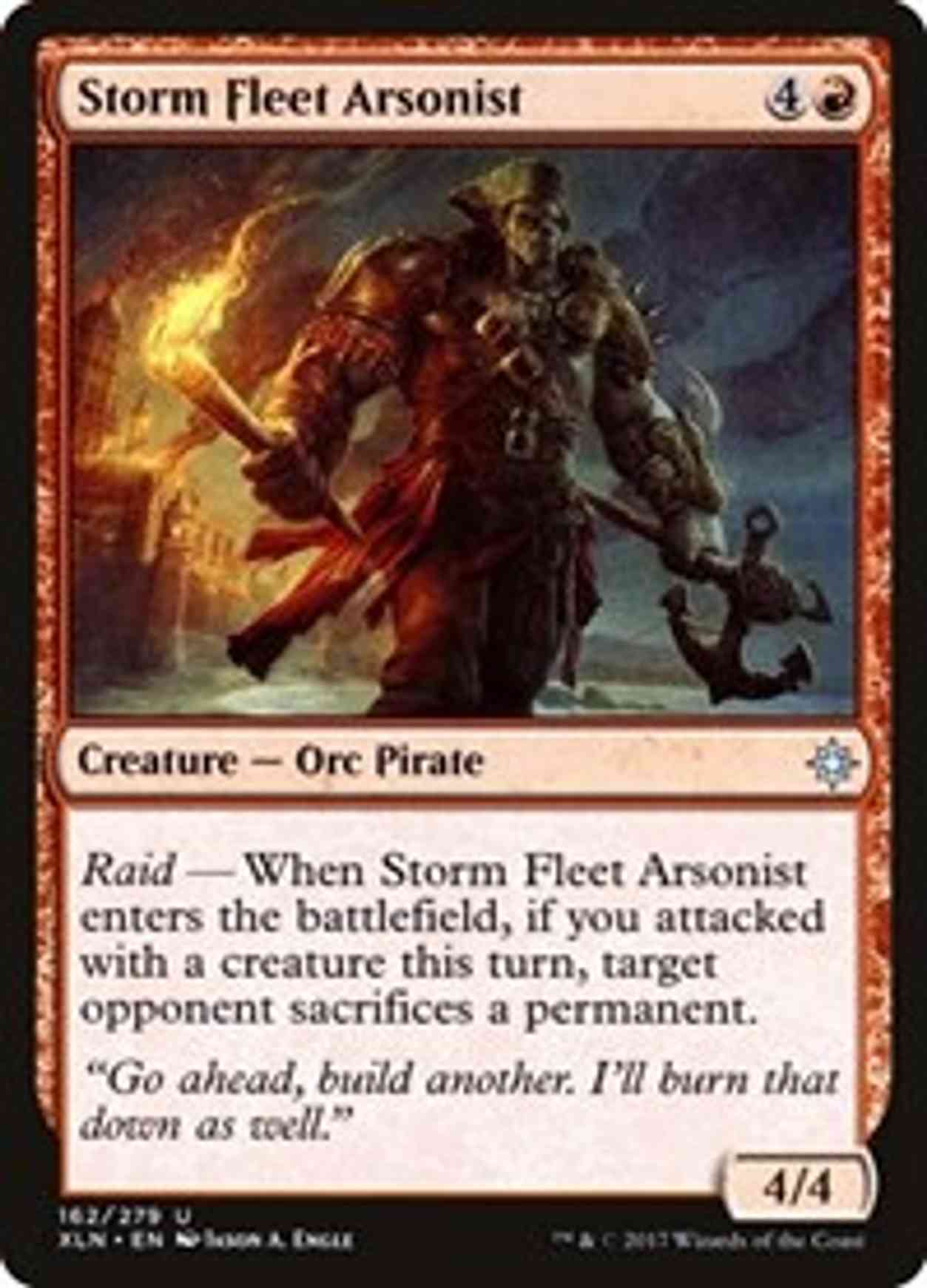 Storm Fleet Arsonist magic card front