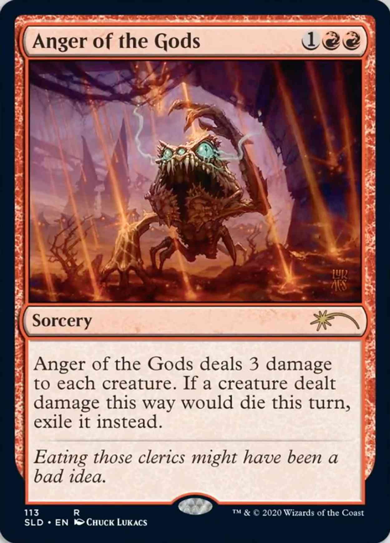 Anger of the Gods magic card front
