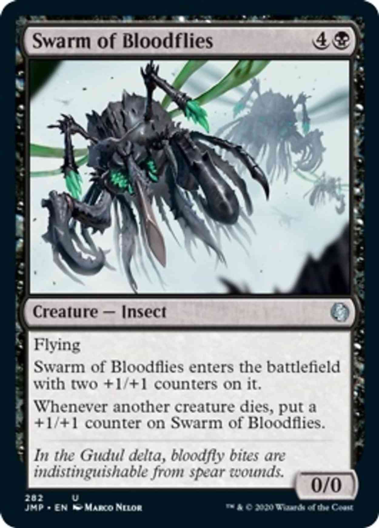 Swarm of Bloodflies magic card front