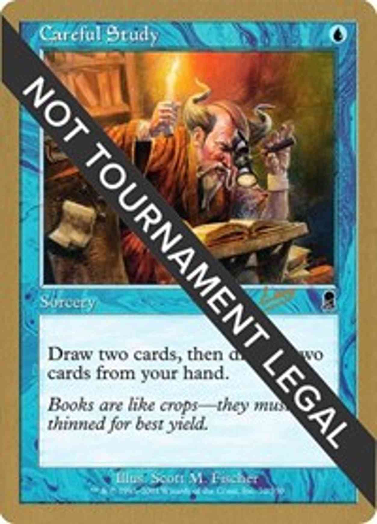 Careful Study - 2002 Raphael Levy (ODY) magic card front