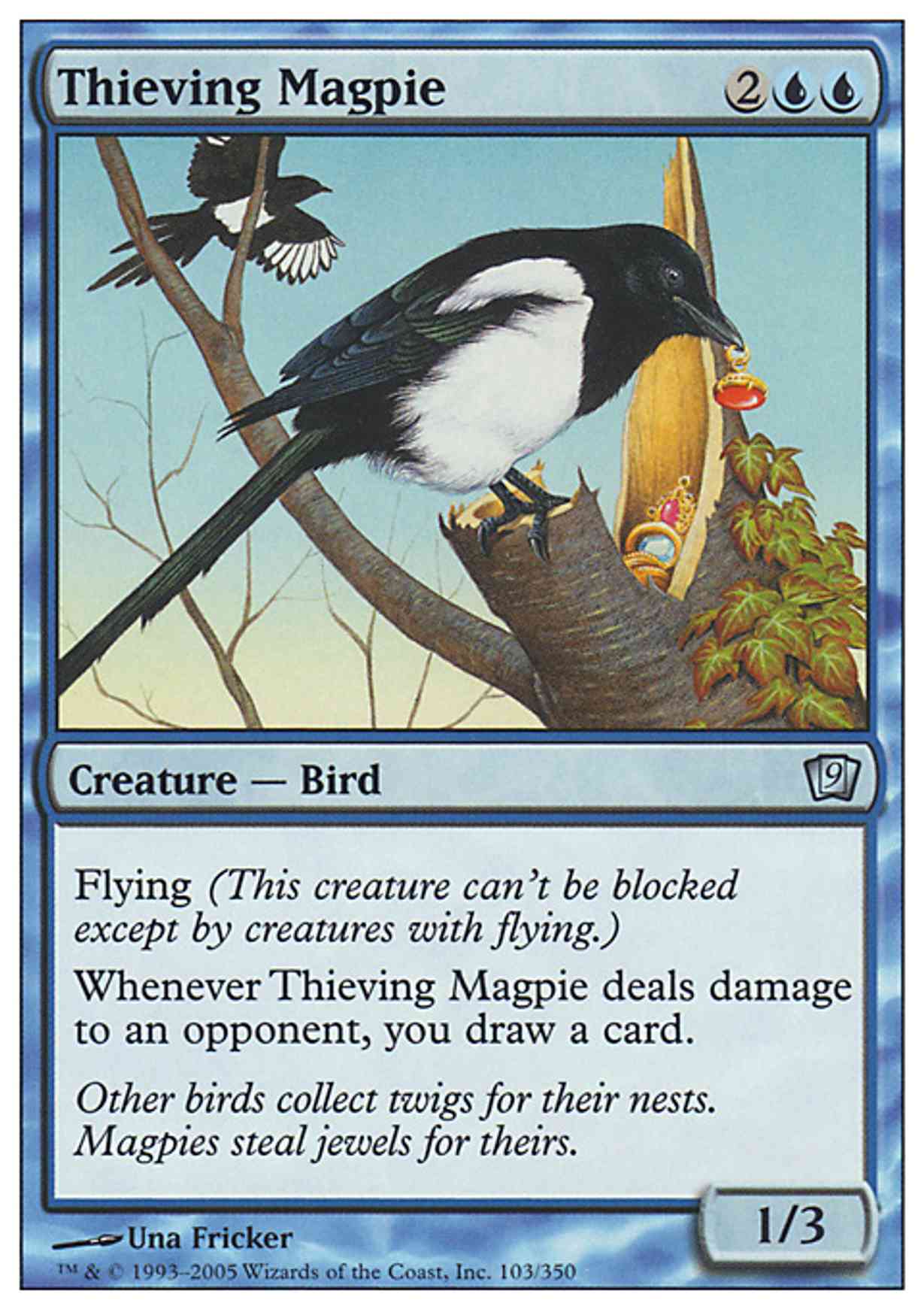 Thieving Magpie magic card front