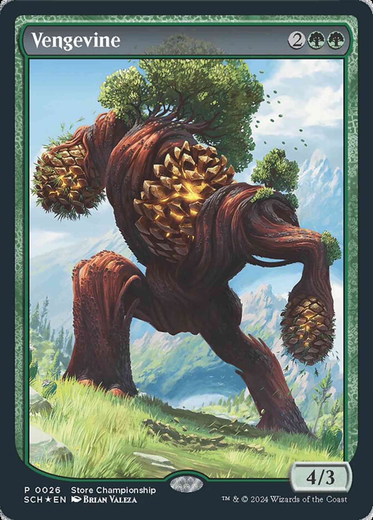 Vengevine magic card front