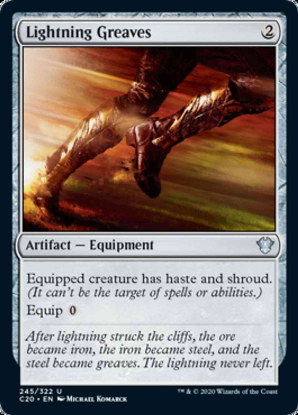 Lightning Greaves magic card front