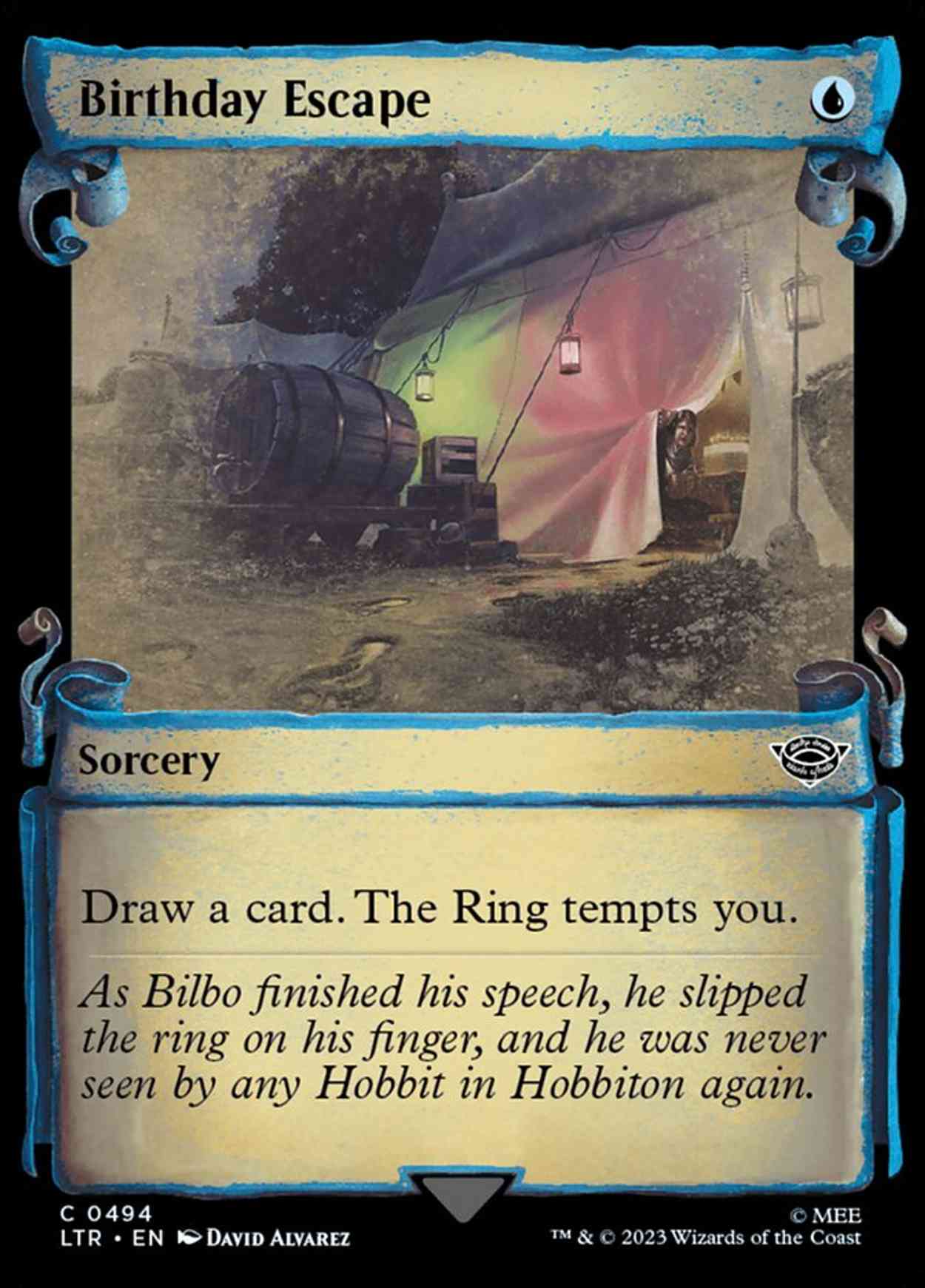 Birthday Escape (Showcase Scrolls) magic card front