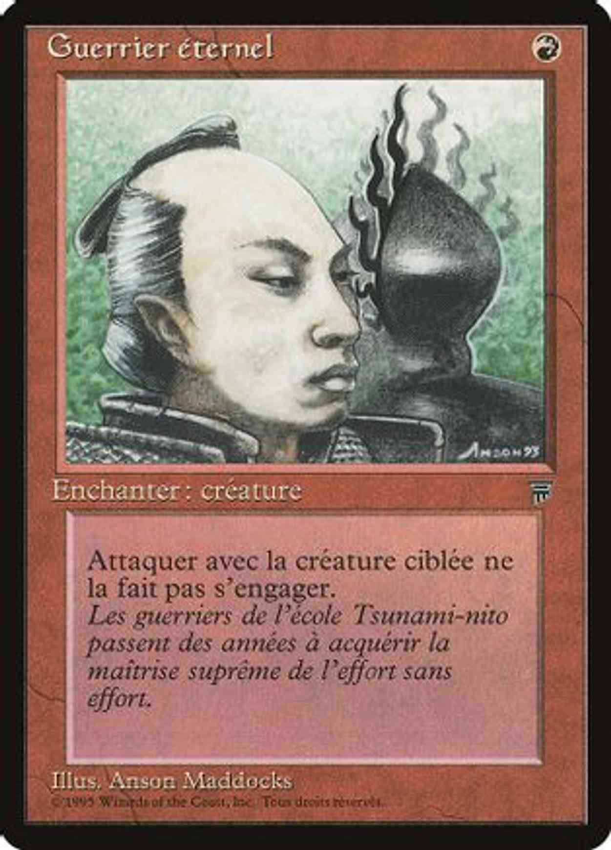 Eternal Warrior (French) - "Guerrier eternel" magic card front