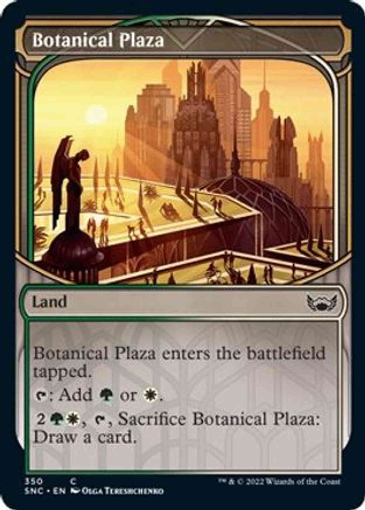 Botanical Plaza (Showcase) magic card front