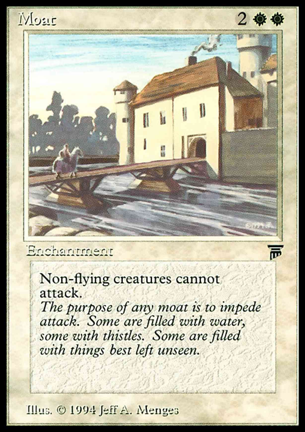 Moat magic card front