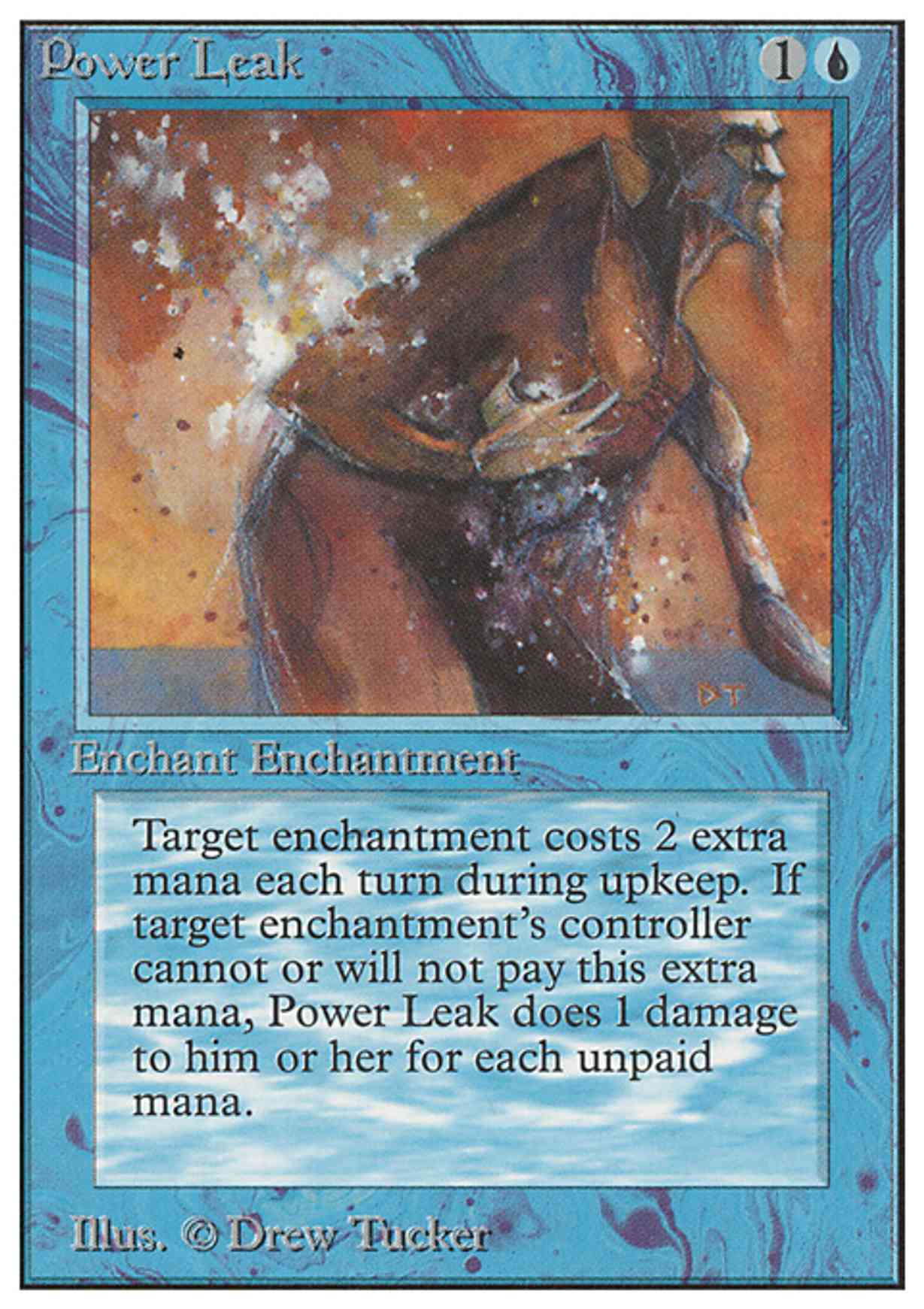 Power Leak magic card front