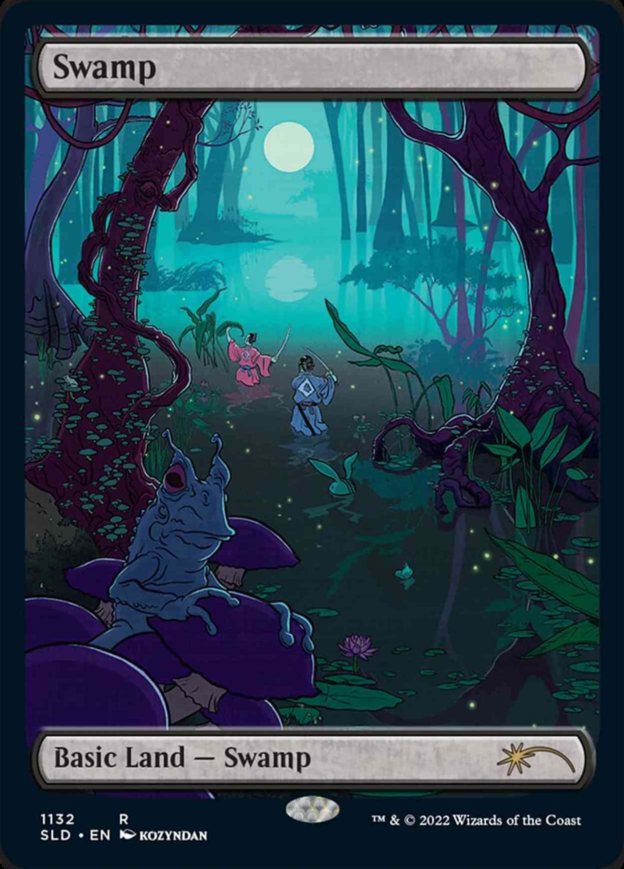 Swamp (1132) magic card front