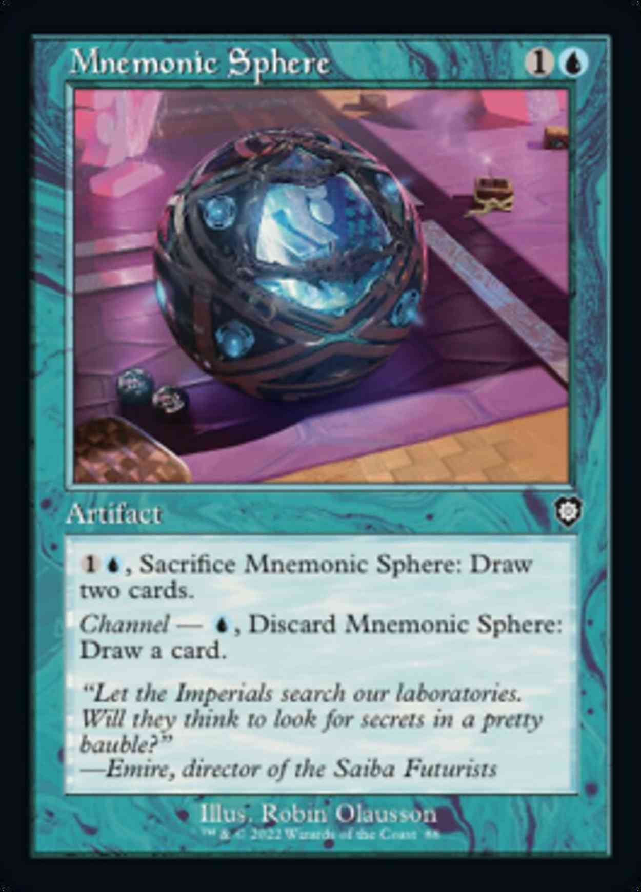 Mnemonic Sphere magic card front
