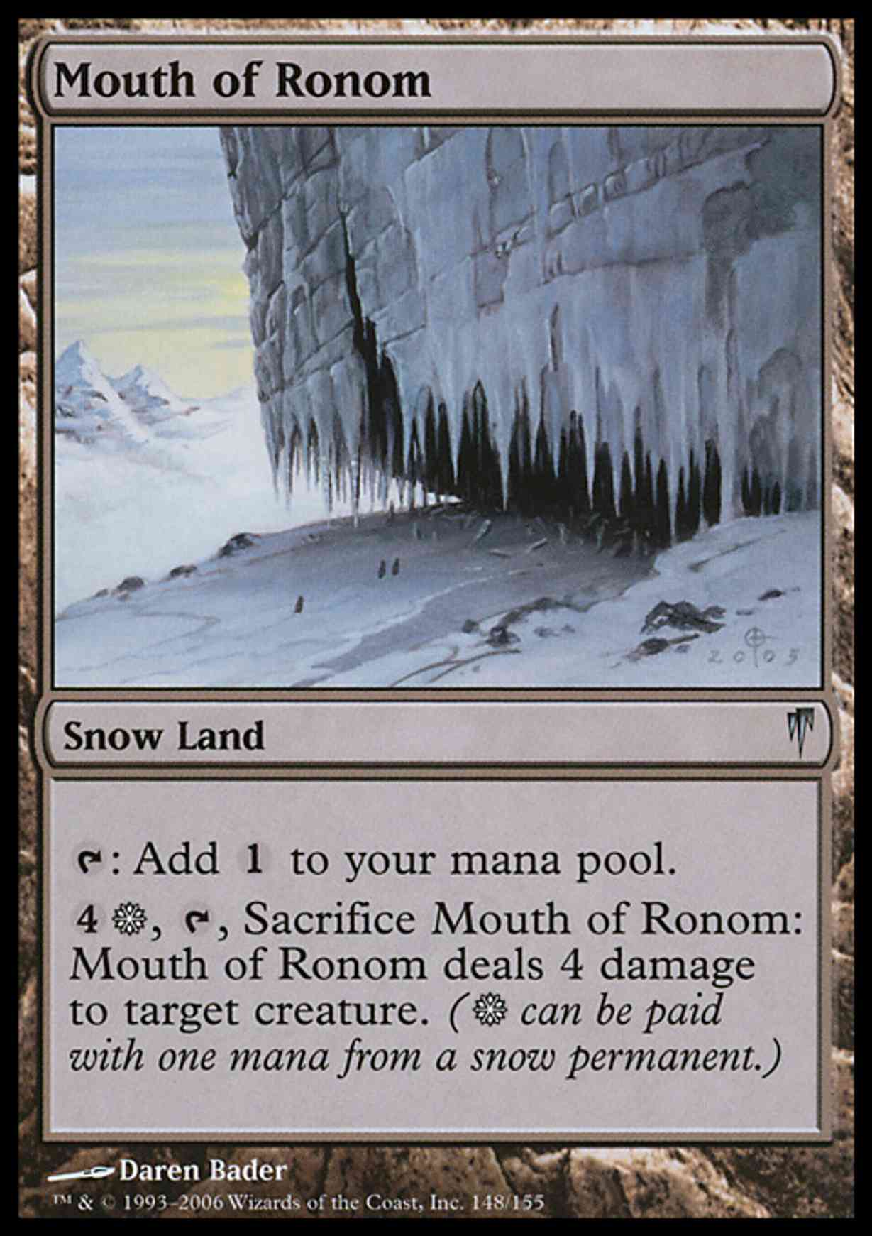 Mouth of Ronom magic card front