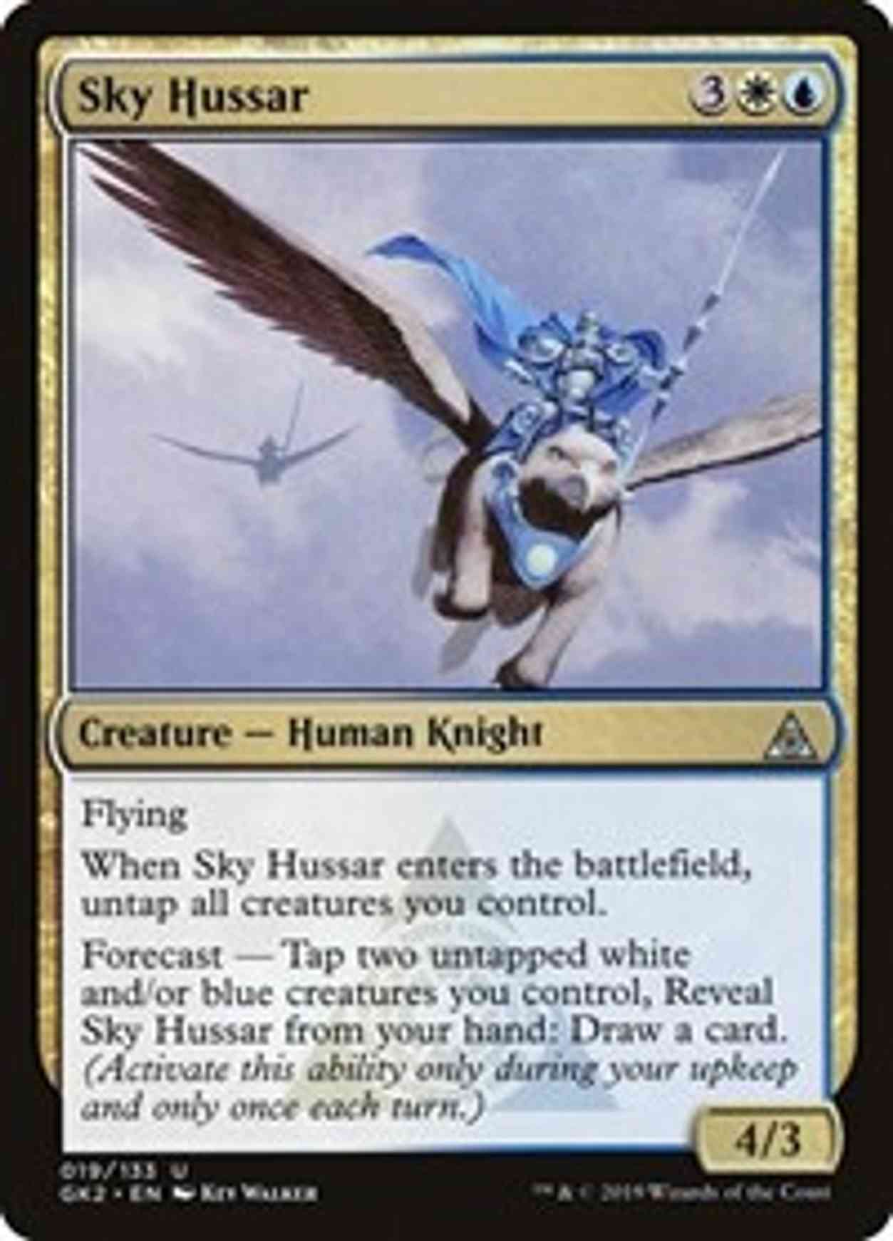 Sky Hussar magic card front