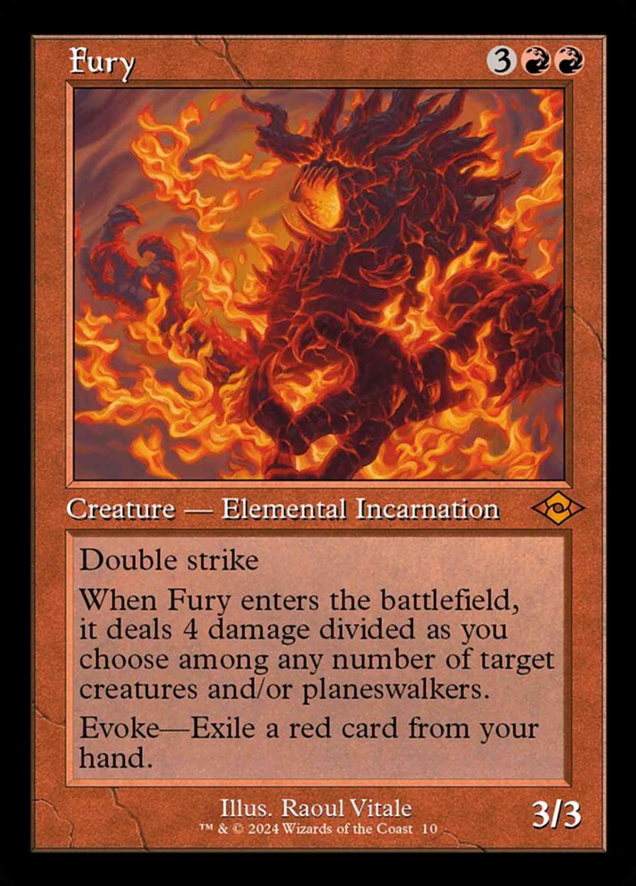 Fury (Retro Frame) magic card front