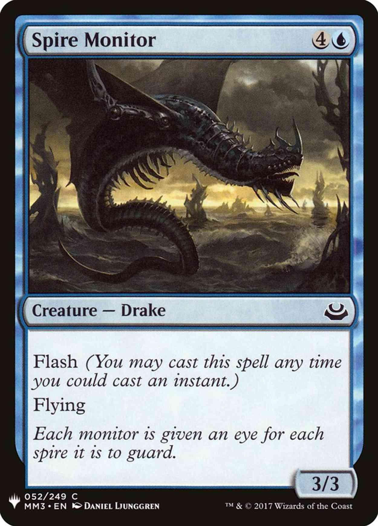 Spire Monitor magic card front