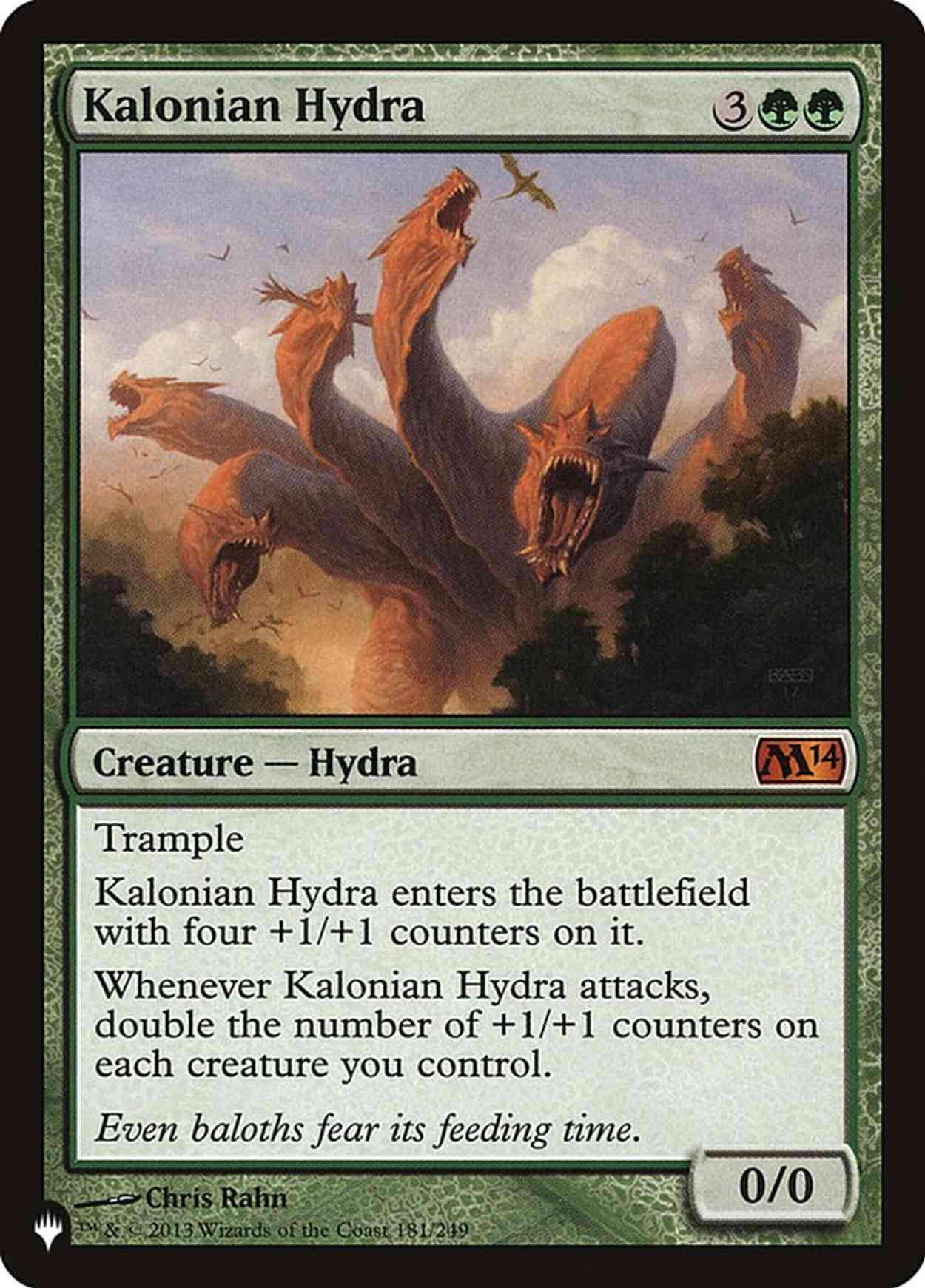 Kalonian Hydra magic card front