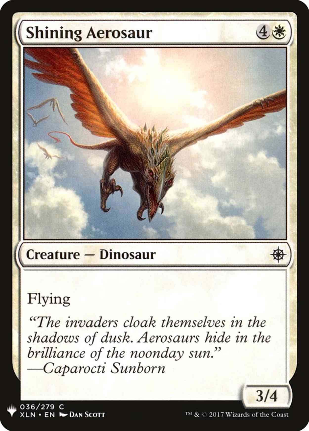 Shining Aerosaur magic card front