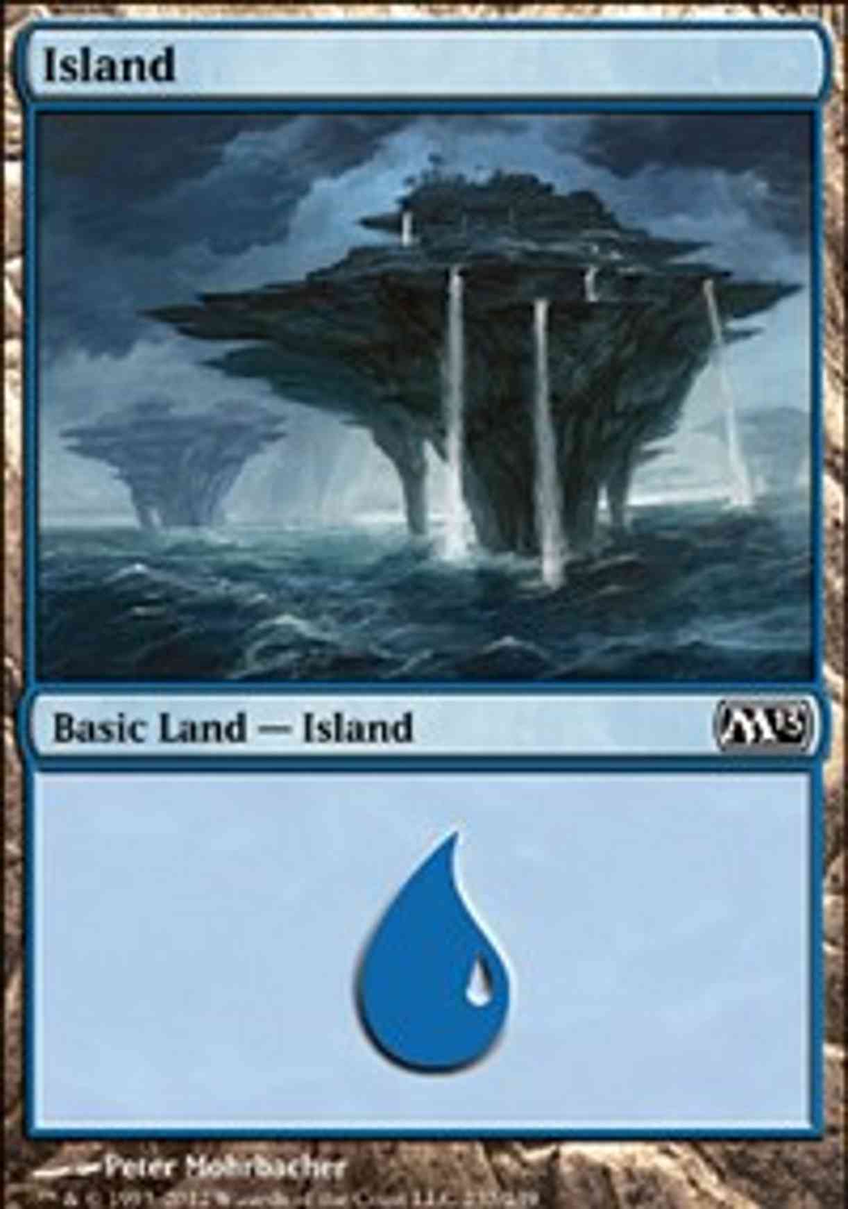 Island (237) magic card front