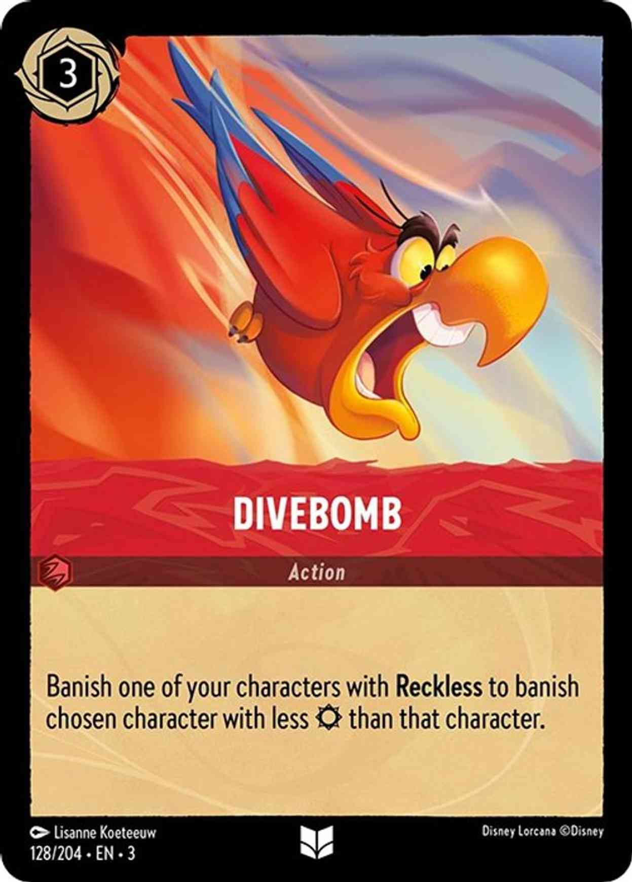 Divebomb magic card front