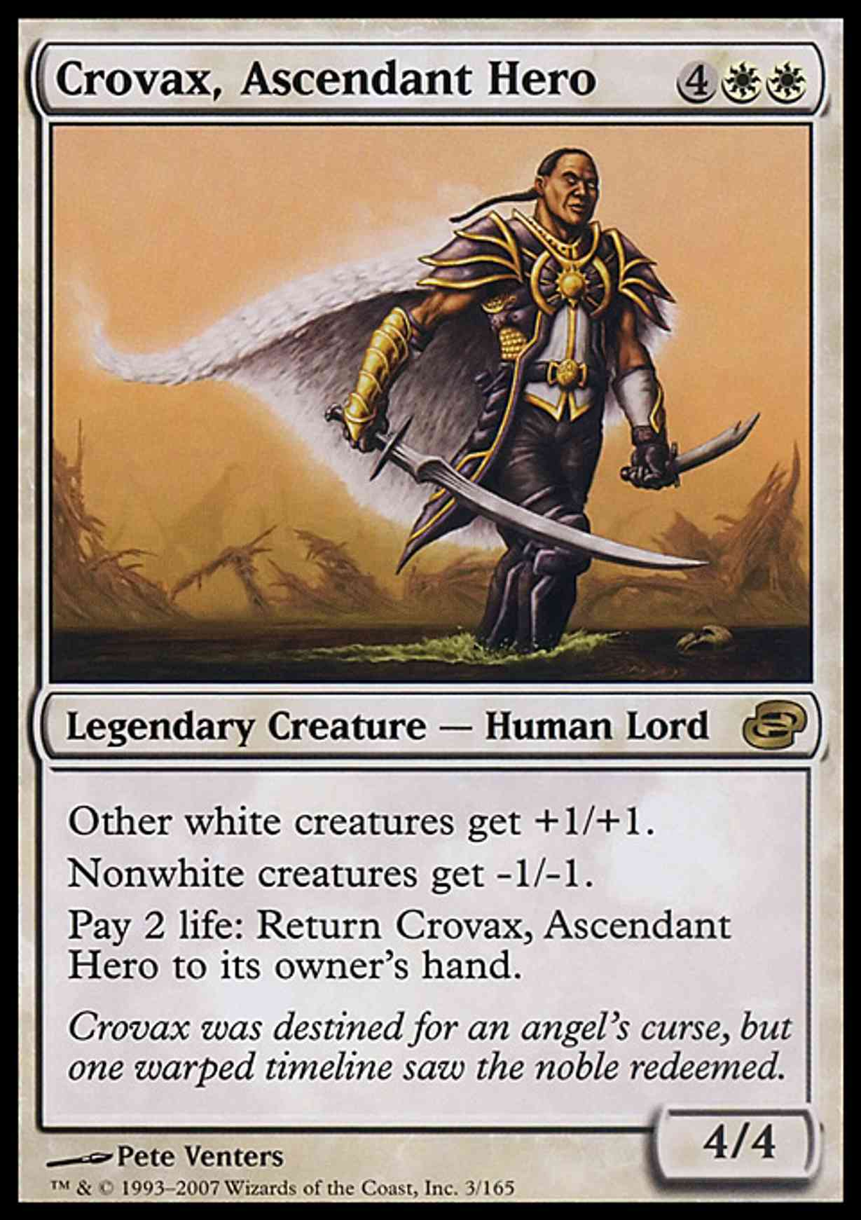 Crovax, Ascendant Hero magic card front