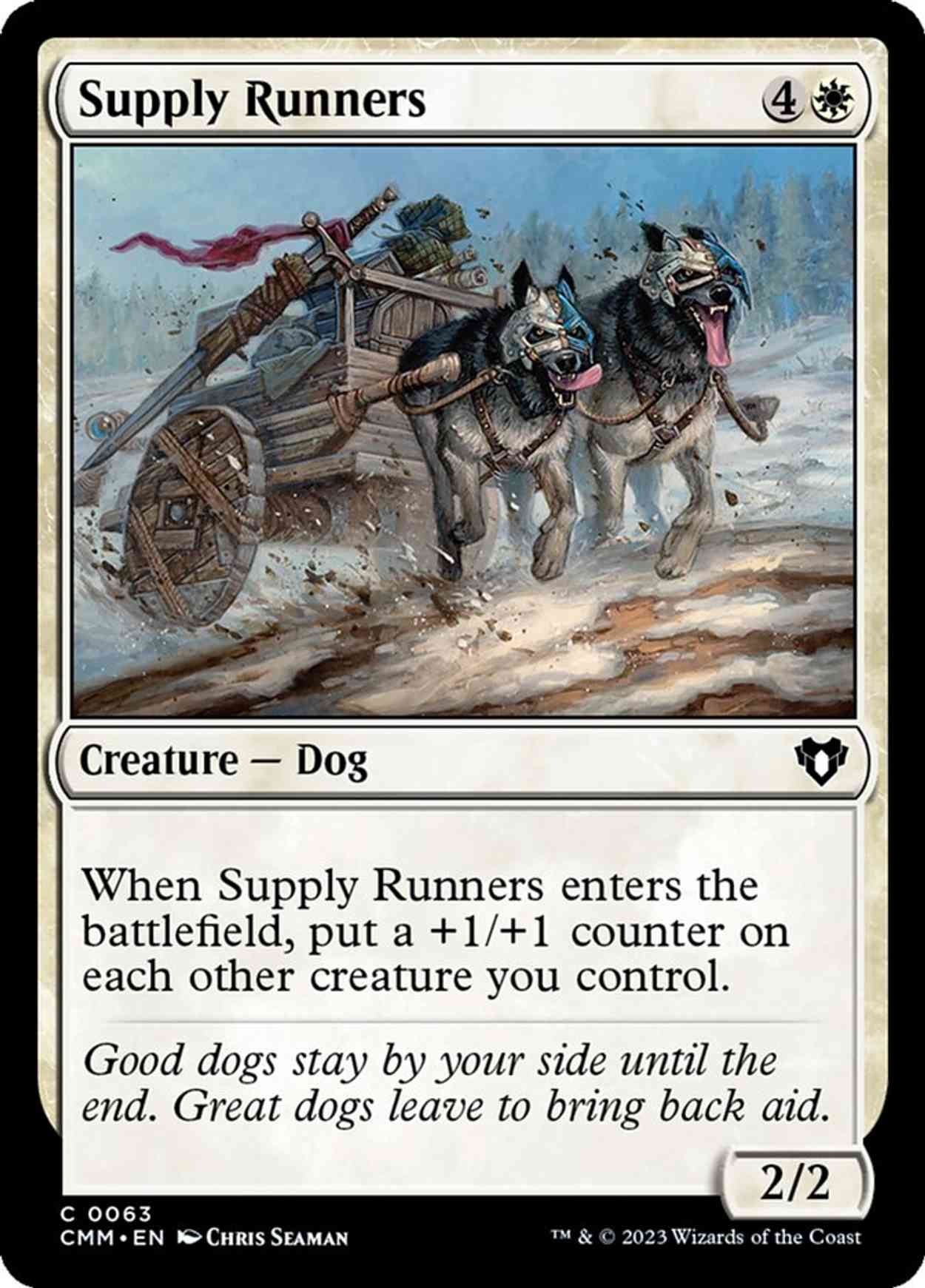 Supply Runners magic card front
