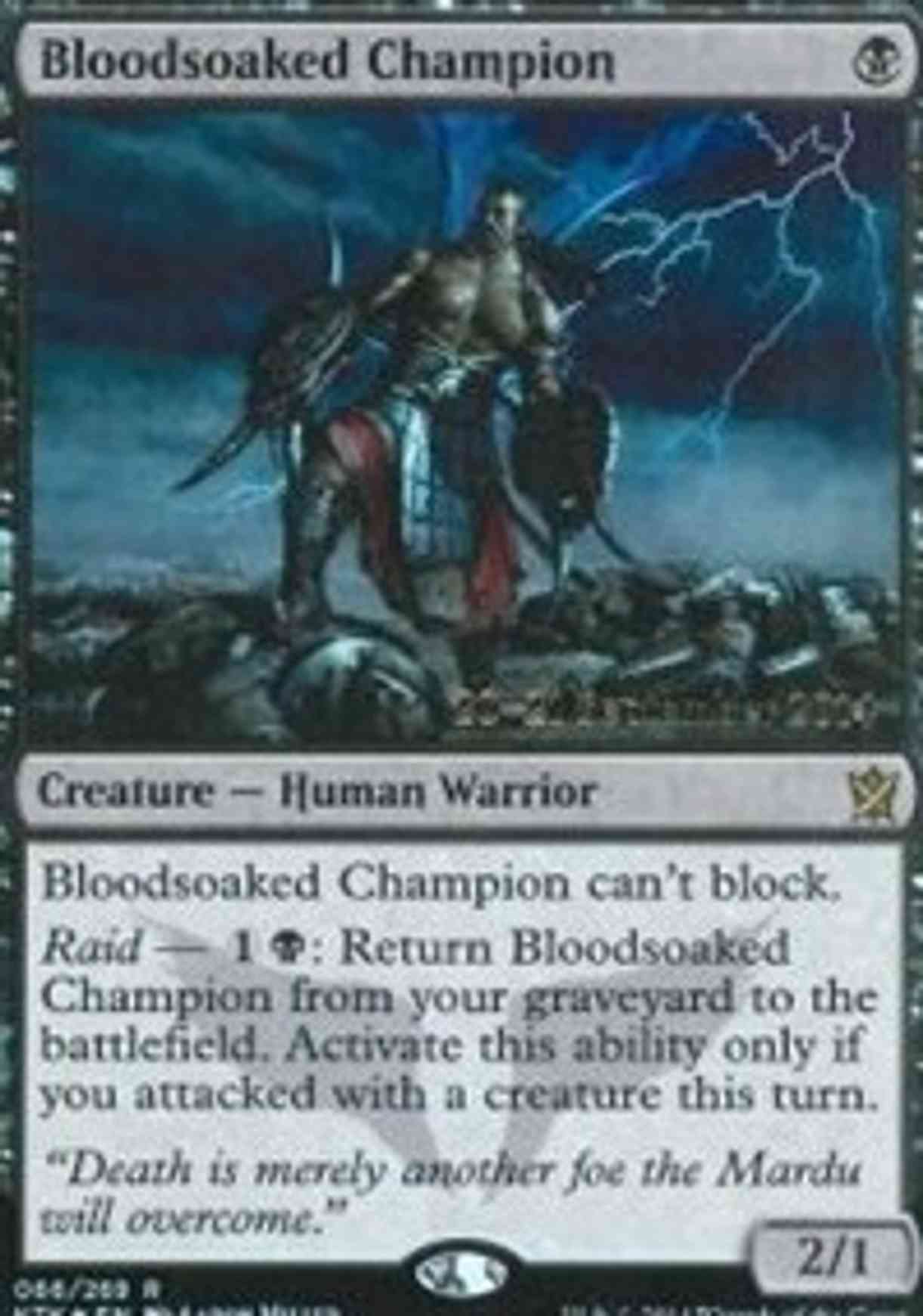 Bloodsoaked Champion magic card front