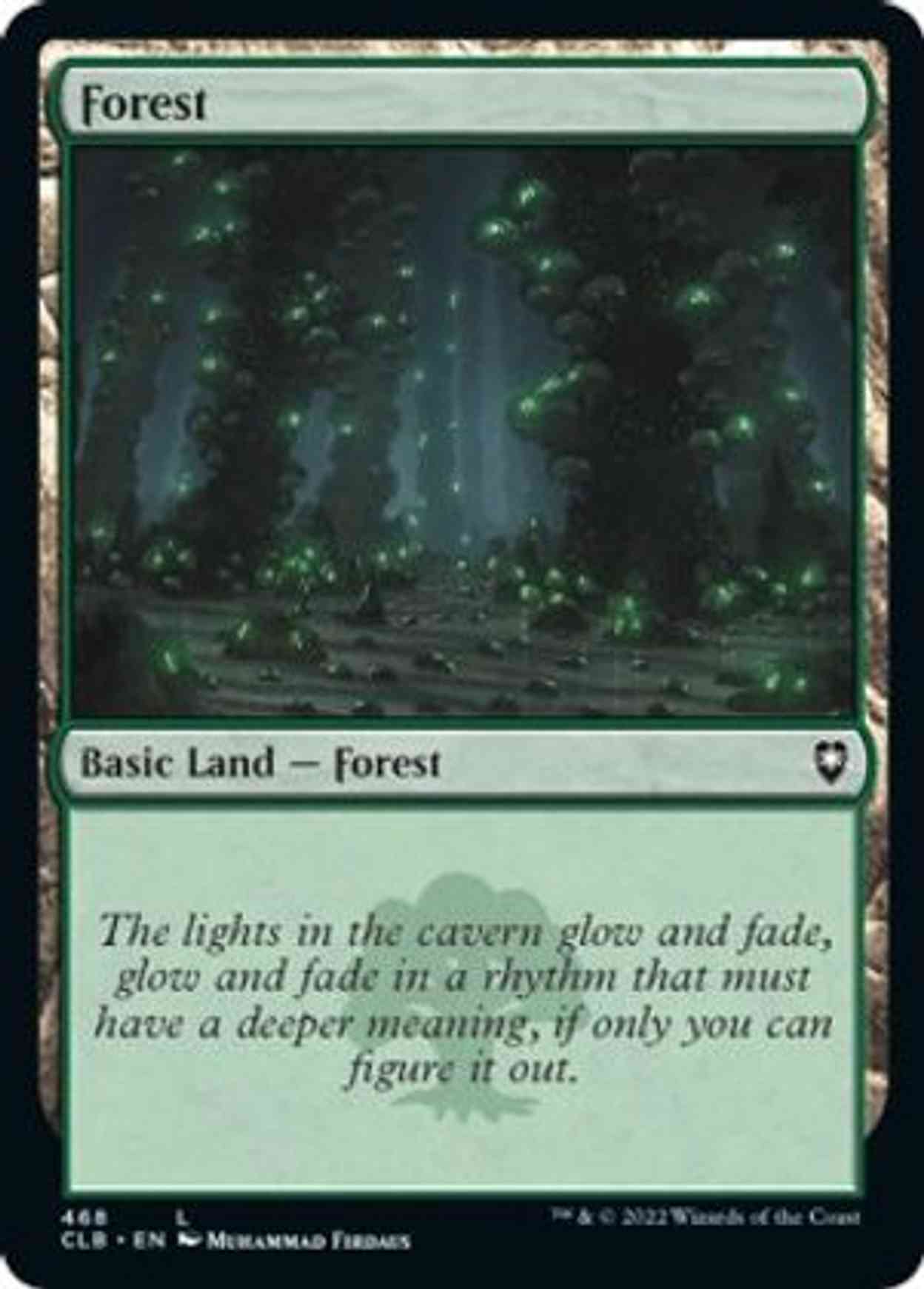 Forest (468) magic card front