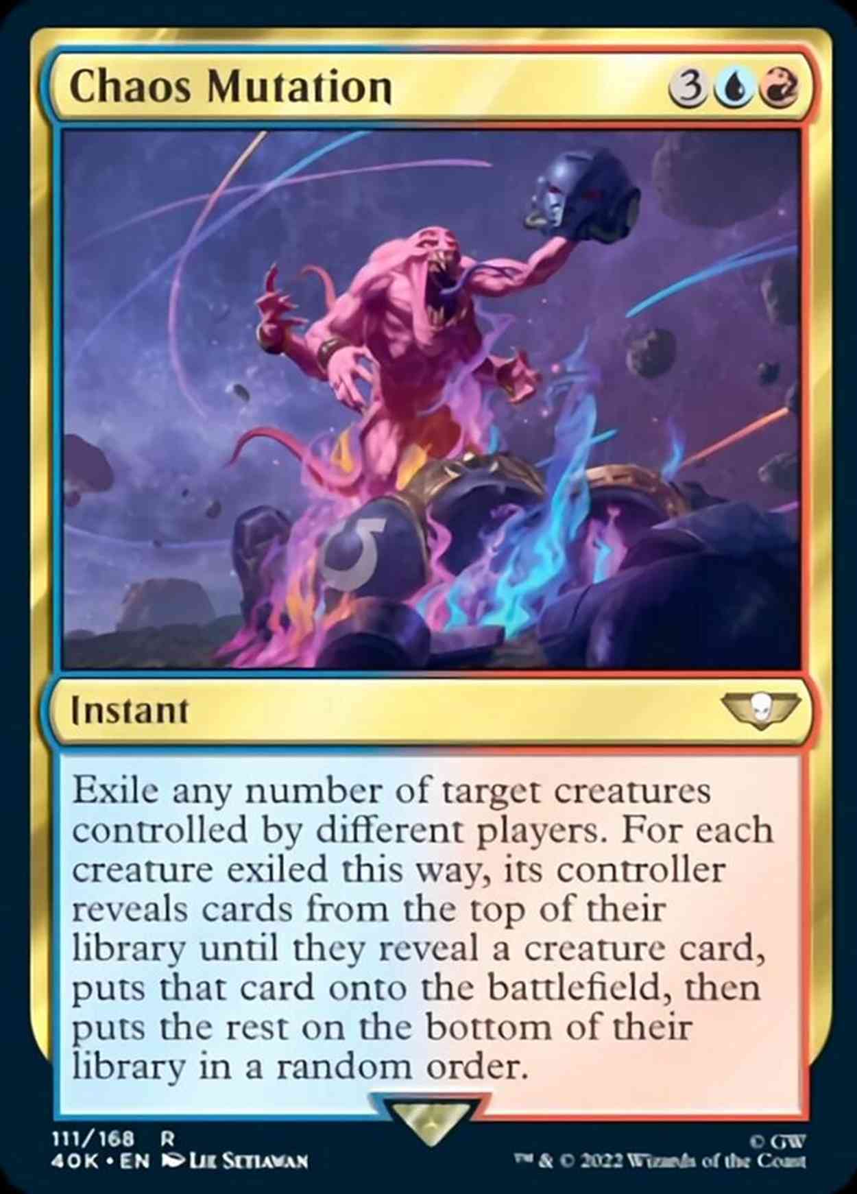 Chaos Mutation magic card front