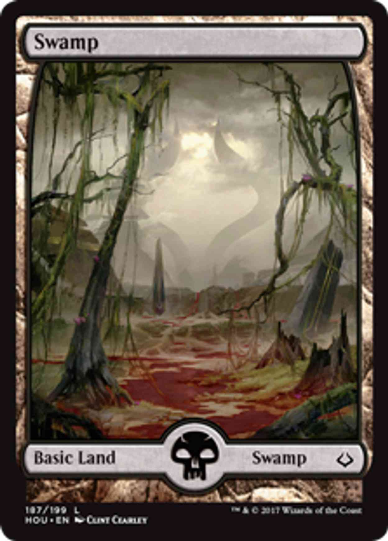 Swamp (187) - Full Art magic card front