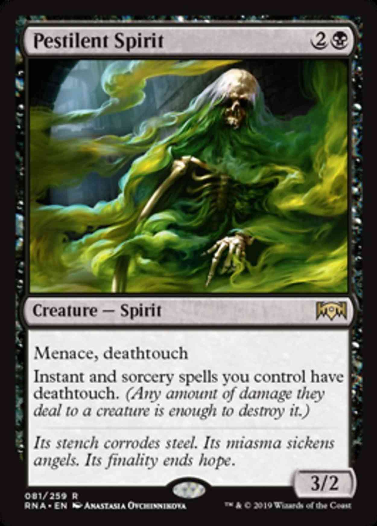 Pestilent Spirit magic card front