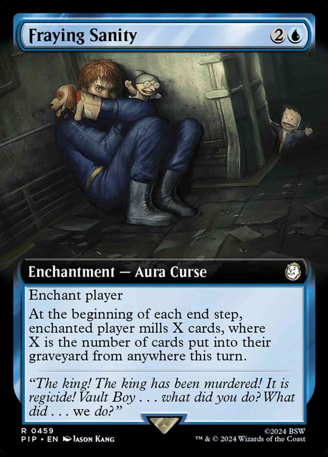 Fraying Sanity (Extended Art) magic card front
