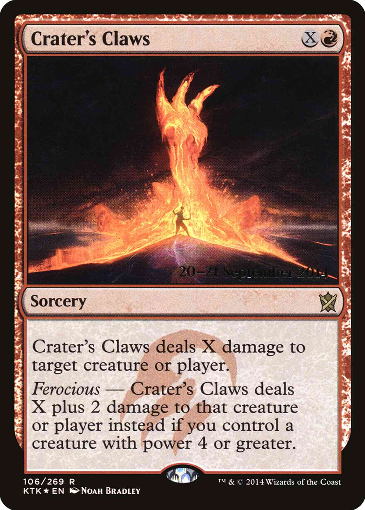 Crater's Claws magic card front